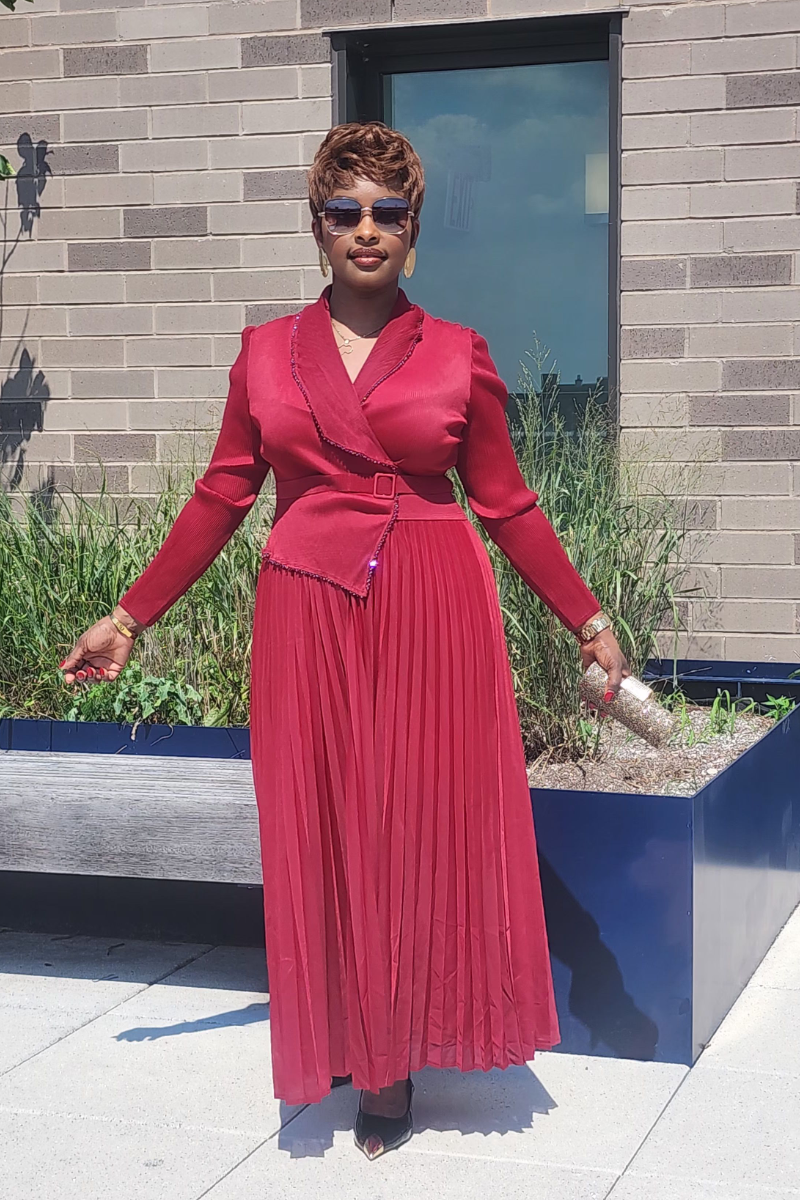 DIVINE FAVOR DRESS/ RED