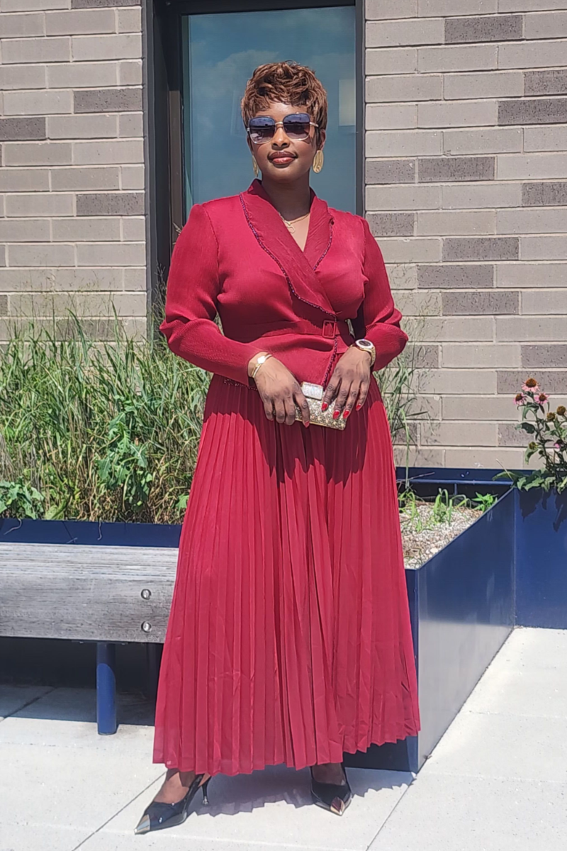 DIVINE FAVOR DRESS/ RED