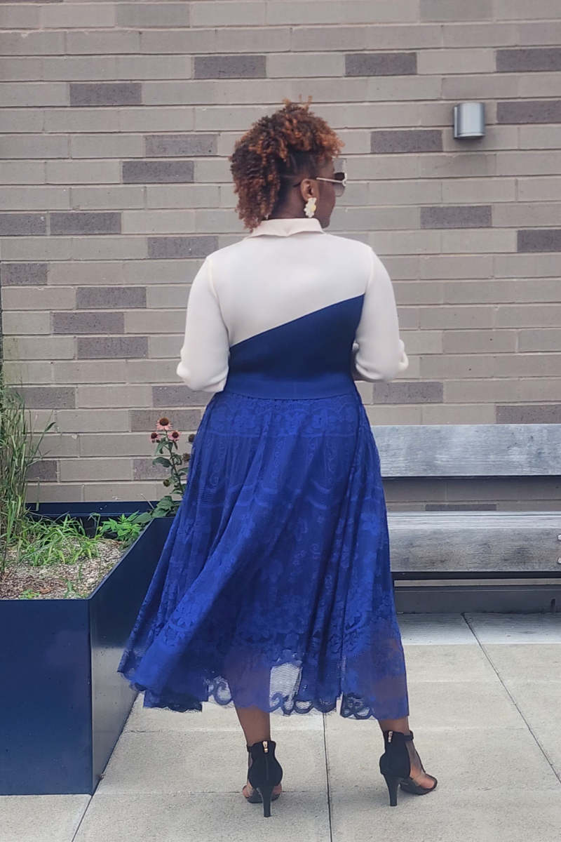 GRACE WALK 1PC DRESS/ BLUE