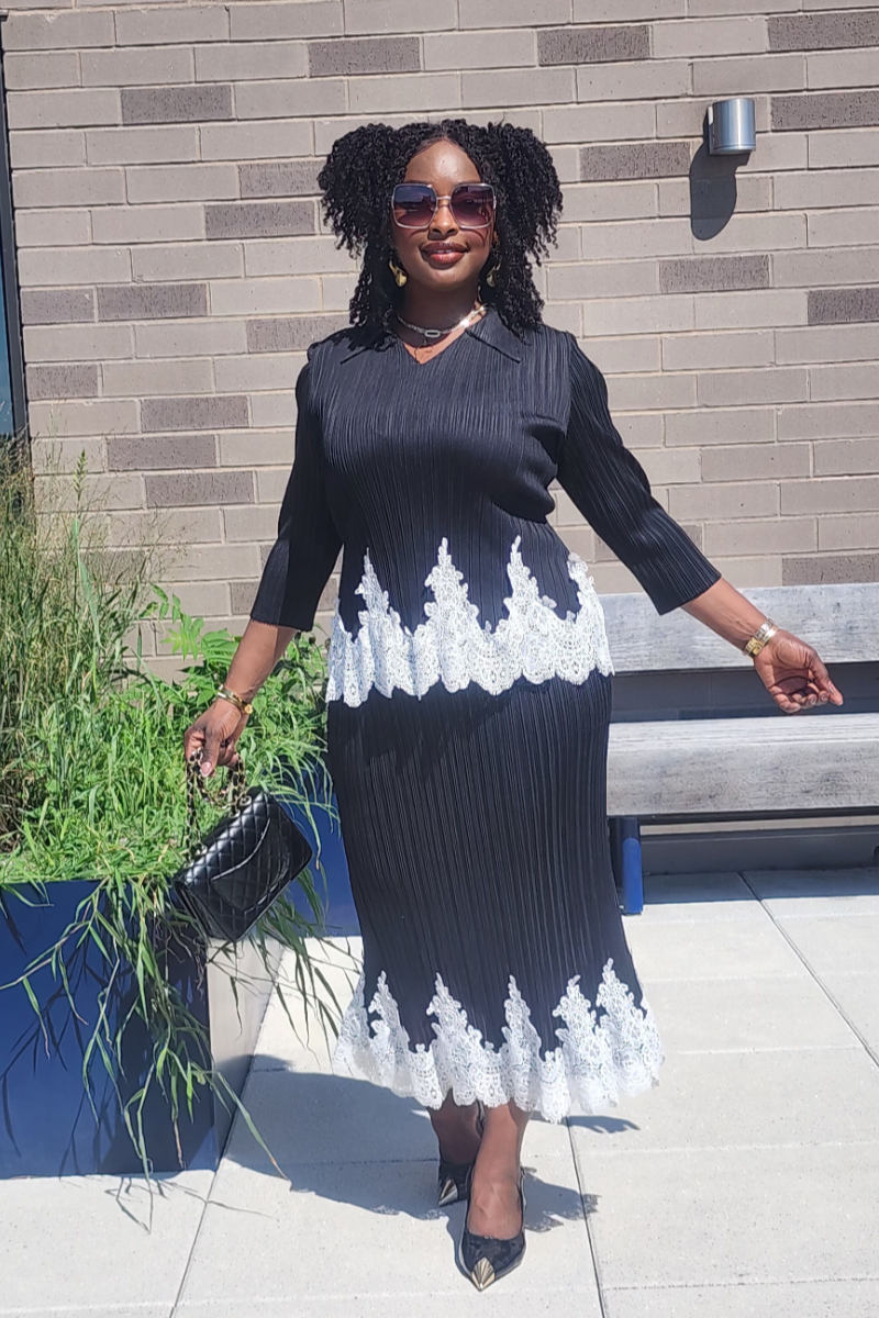 JOY 2PC SKIRT SET/ BLACK