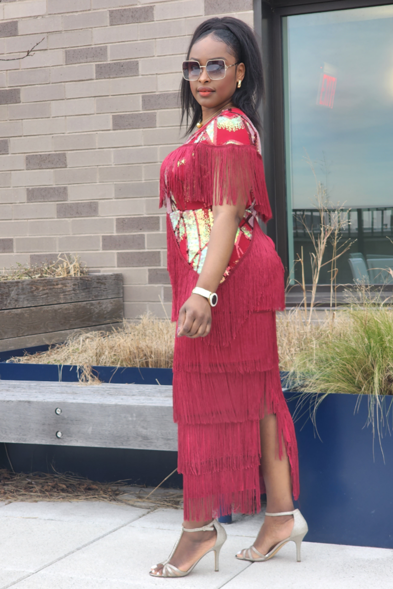 J&#39;ADORE LA DANCE WINE RED