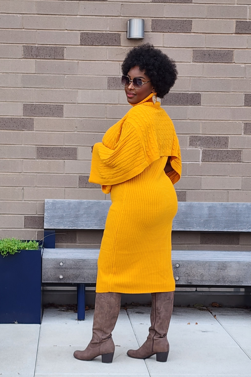 LEVEL UP 2PC SET MUSTARD