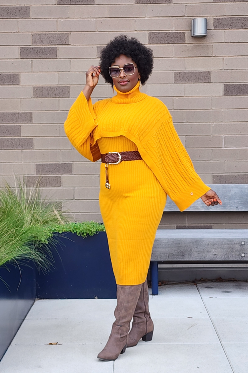 LEVEL UP 2PC SET MUSTARD