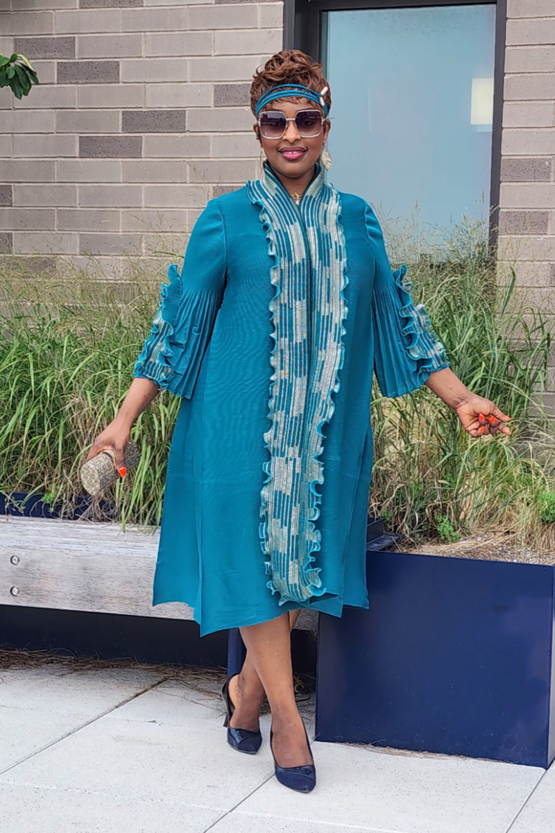 MUSCADOR DRESS/GREEN