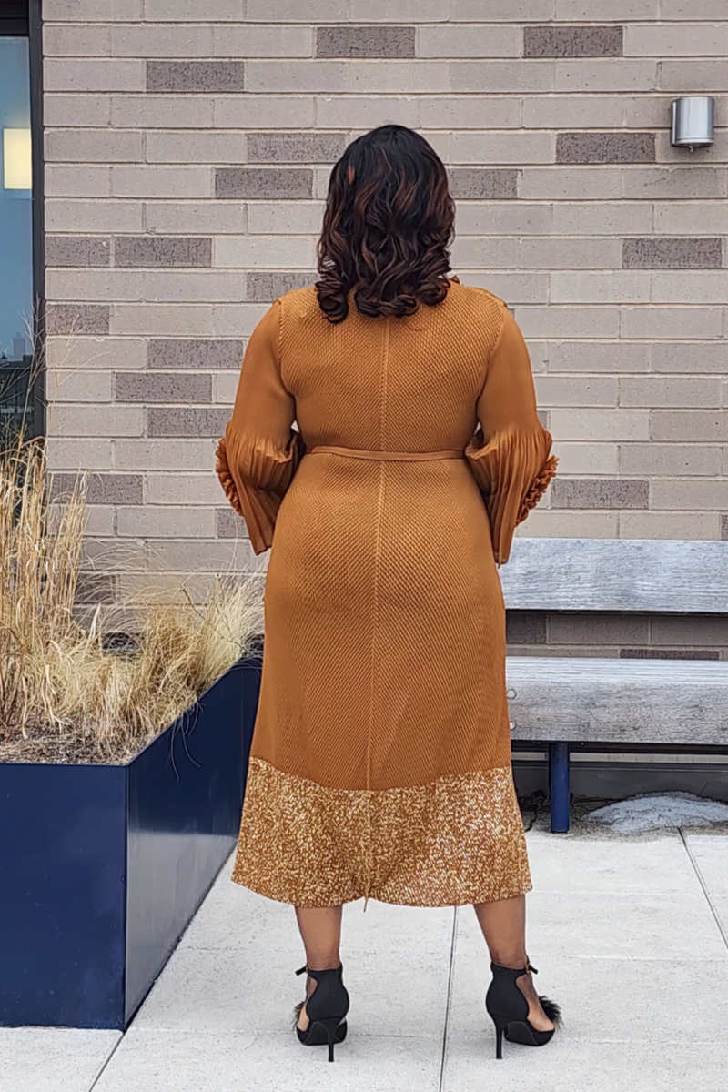 CHARISMA DRESS BROWN