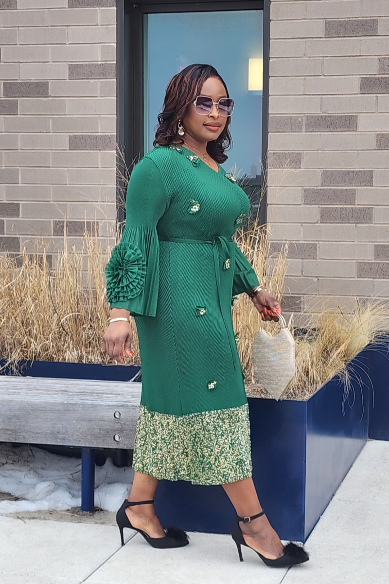 CHARISMA DRESS GREEN