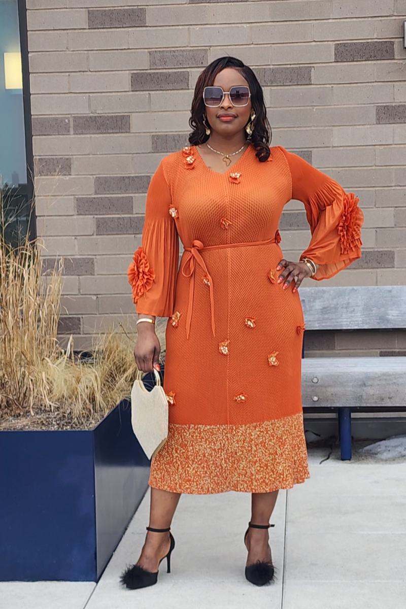 CHARISMA DRESS ORANGE