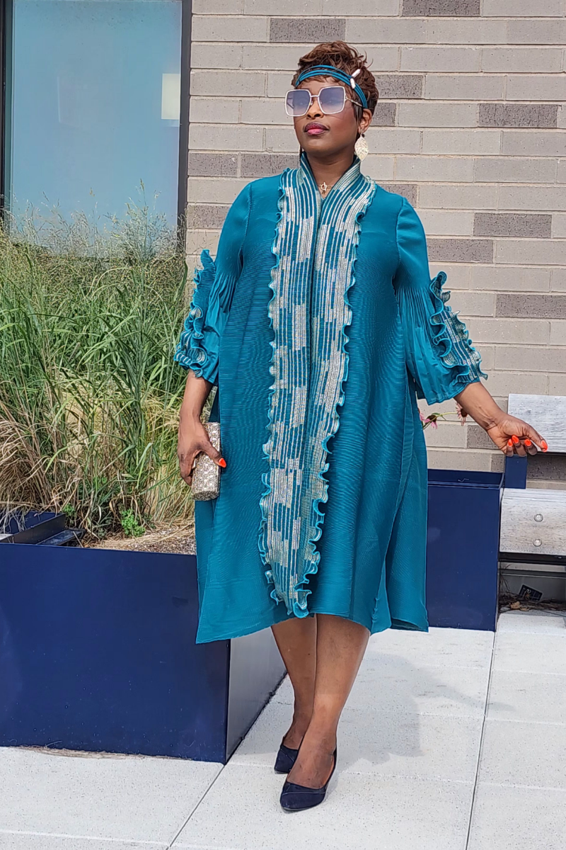 MUSCADOR DRESS/GREEN