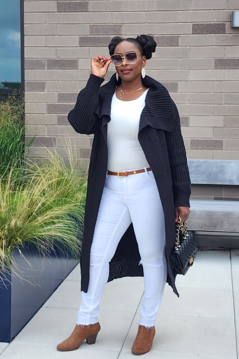 CALIN D&#39;AMOUR CARDIGAN/BLACK