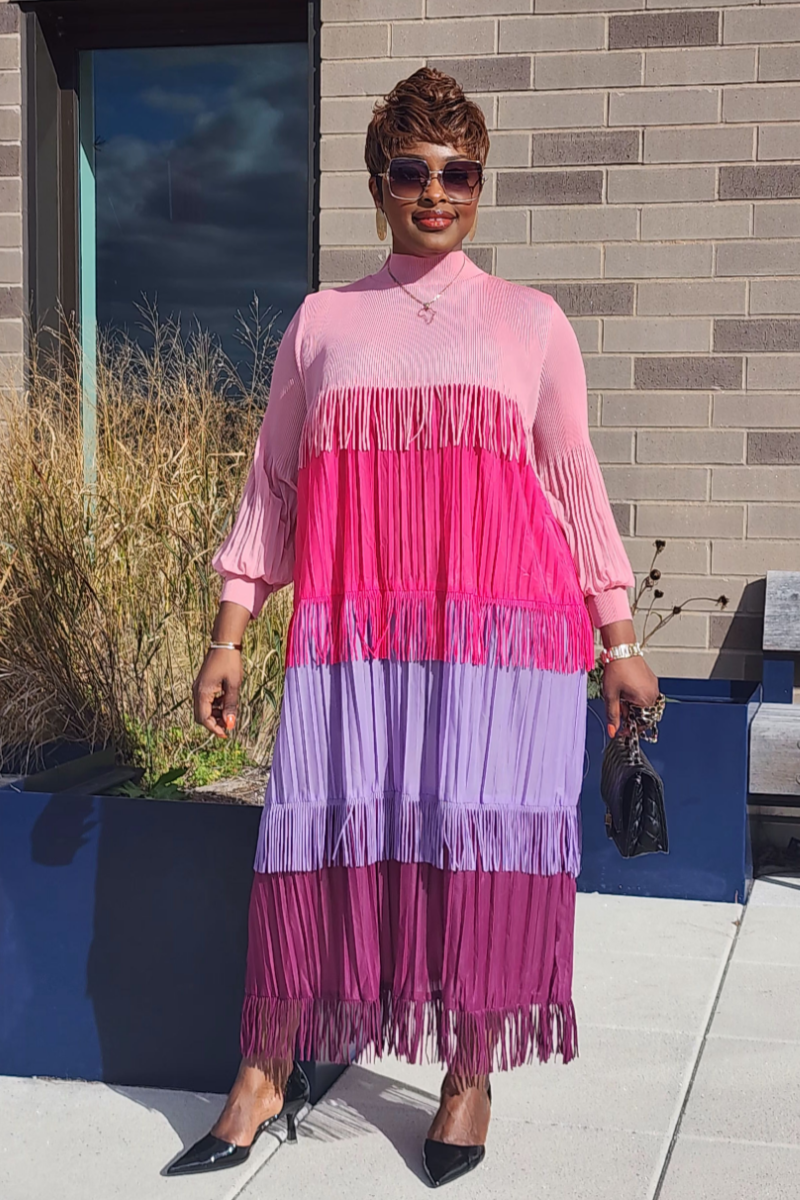 CHARMING DRESS MULTICOLOR