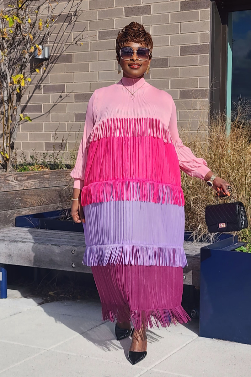 CHARMING DRESS MULTICOLOR