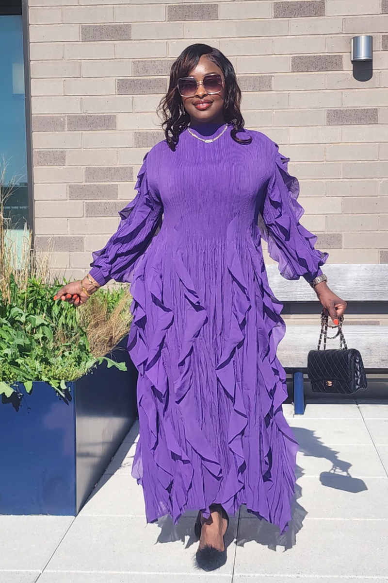 ELEGANCE FLOWY/ PURPLE