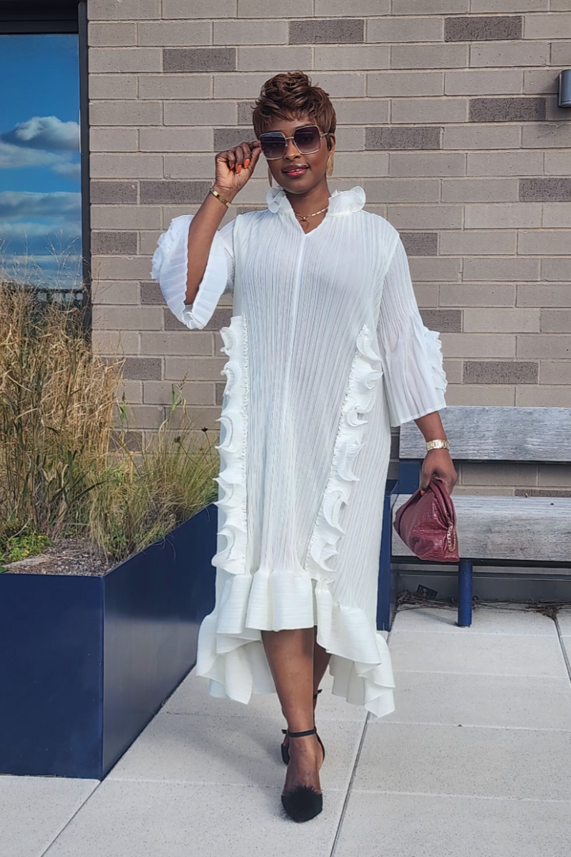 GRACIOUS DRESS/ WHITE