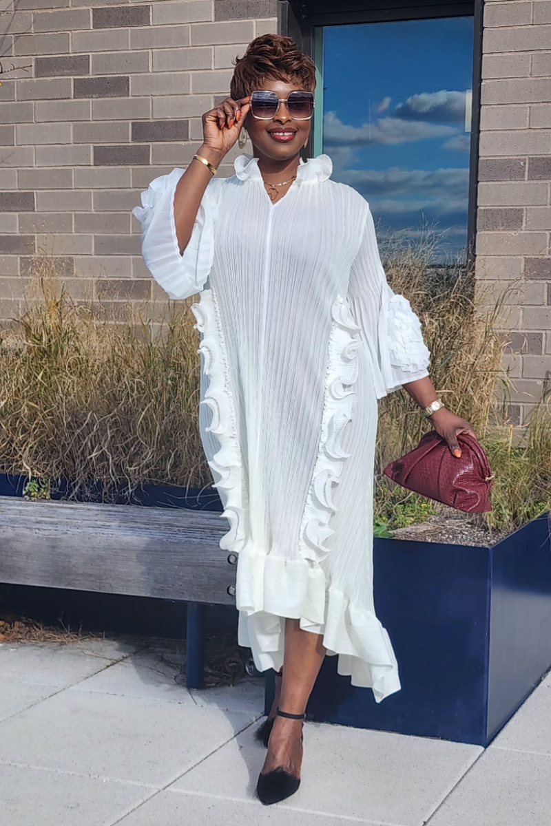 GRACIOUS DRESS/ WHITE