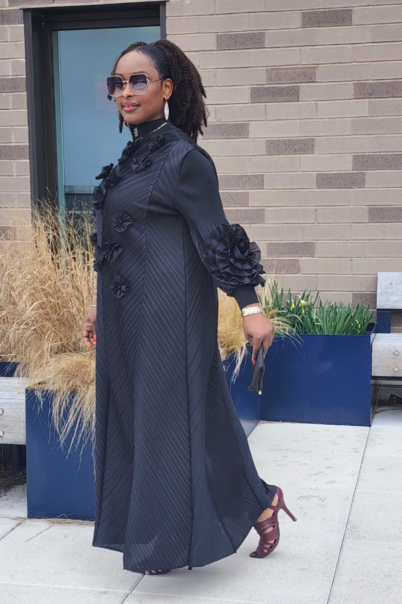 MAJESTY FLORAL /BLACK