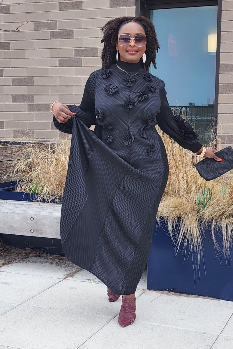 MAJESTY FLORAL /BLACK