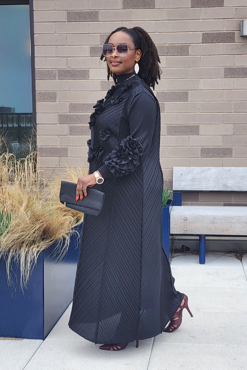 MAJESTY FLORAL /BLACK