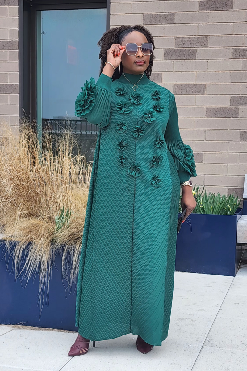 MAJESTY FLORAL /GREEN