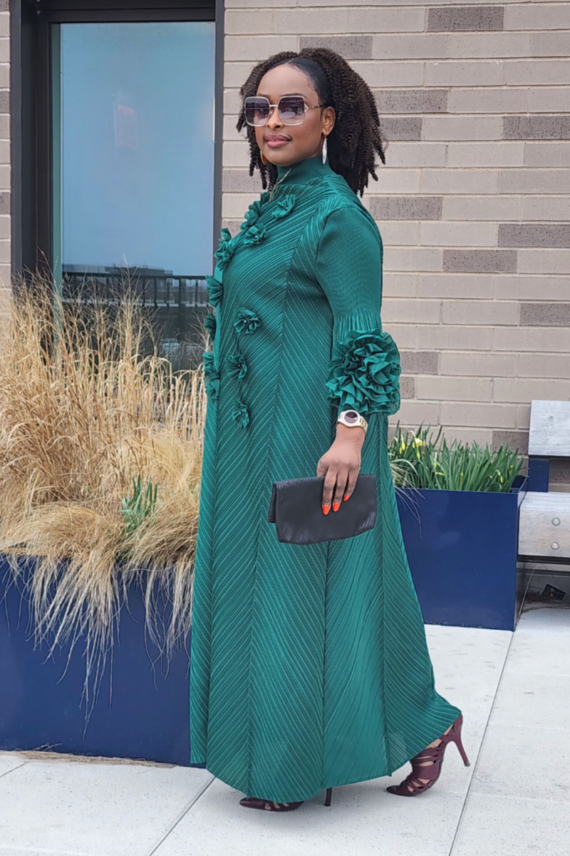 MAJESTY FLORAL /GREEN