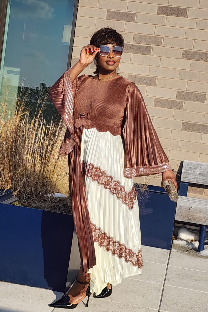 SUPREME DRESS CARAMEL