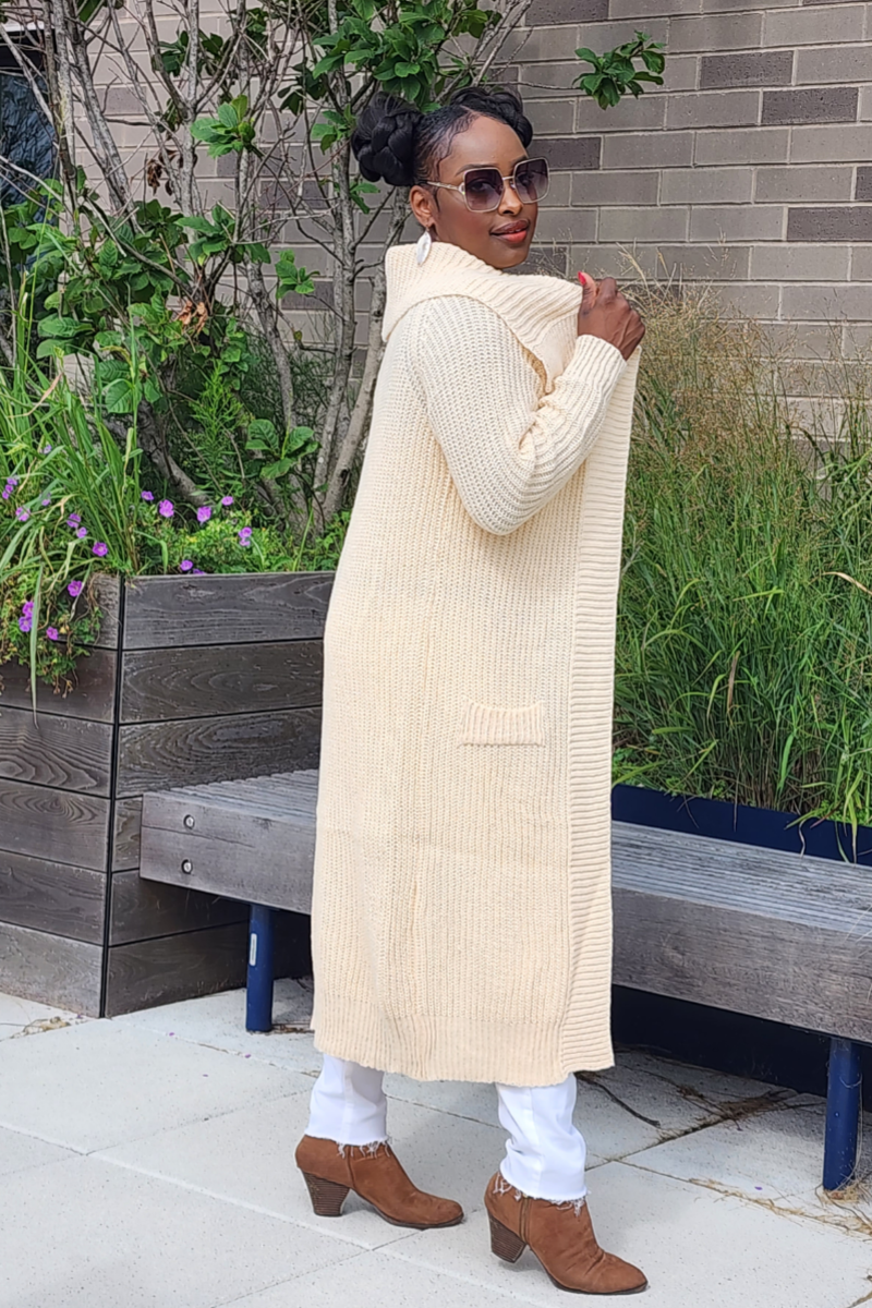 CALIN D&#39;AMOUR CARDIGAN/CREAM