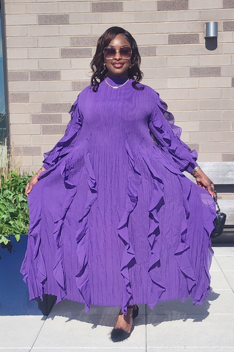 ELEGANCE FLOWY/ PURPLE
