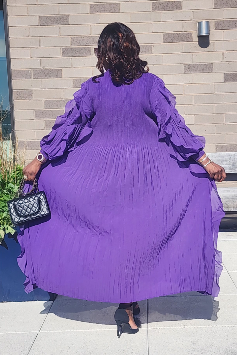 ELEGANCE FLOWY/ PURPLE