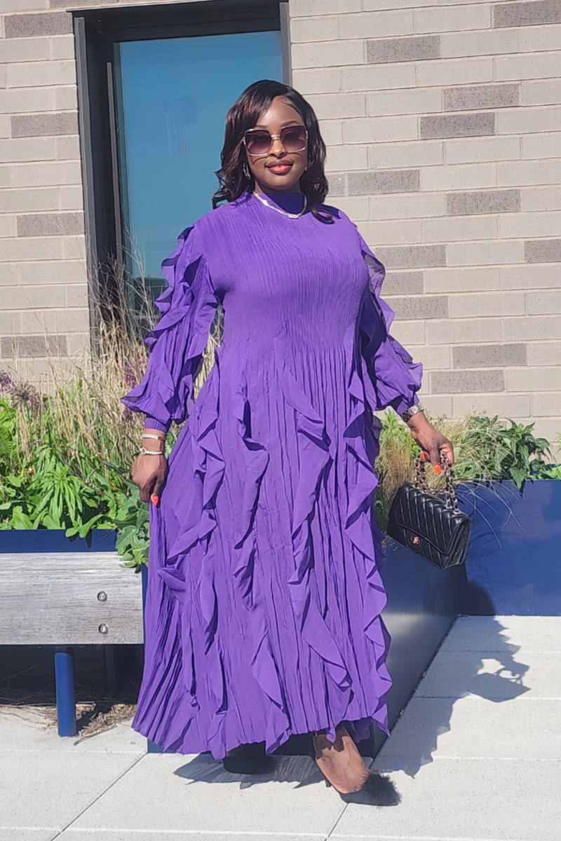 ELEGANCE FLOWY/ PURPLE