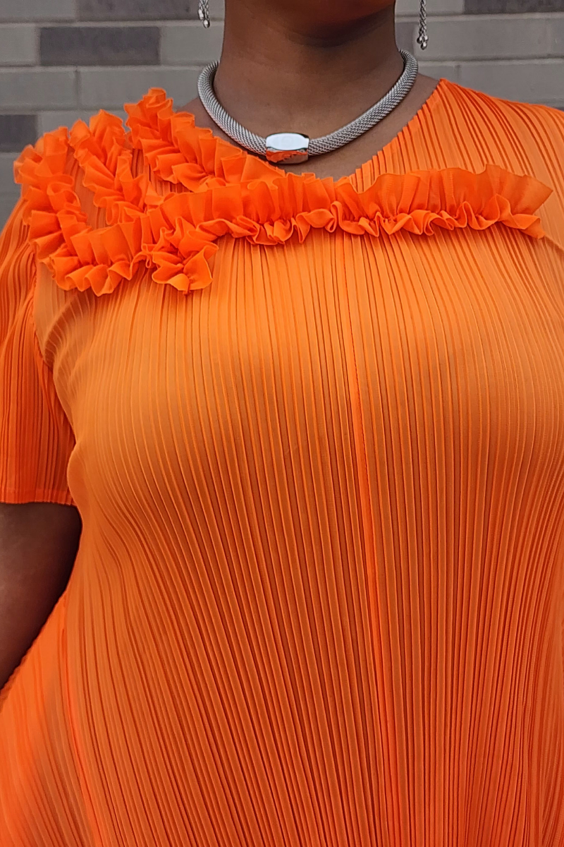 FLOURISH ORANGE DRESS