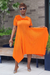 FLOURISH ORANGE DRESS