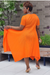 FLOURISH ORANGE DRESS