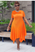 FLOURISH ORANGE DRESS