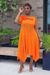 FLOURISH ORANGE DRESS