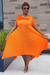 FLOURISH ORANGE DRESS