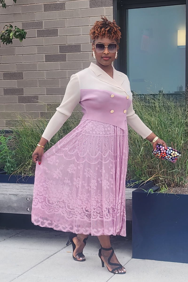 GRACE WALK 1PC DRESS/ PINK