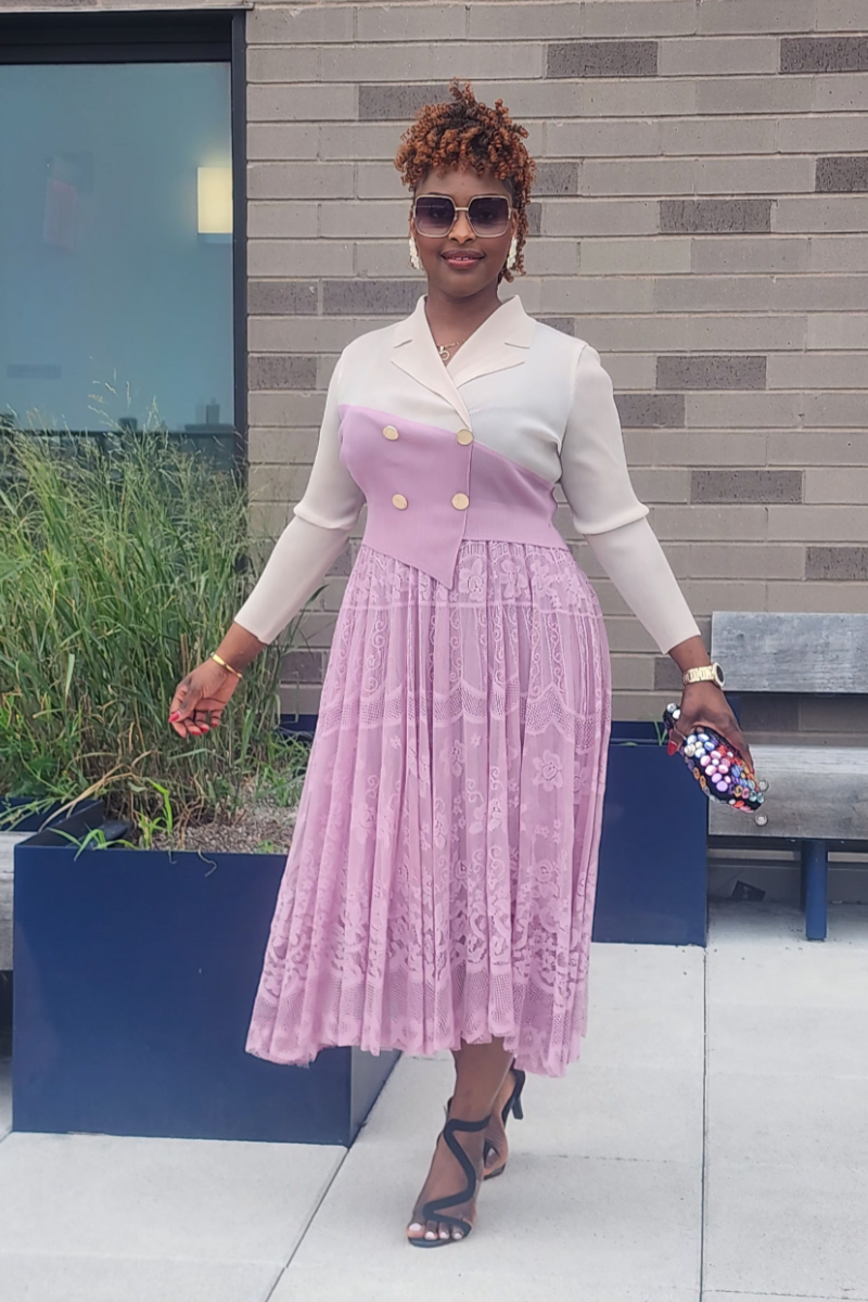 GRACE WALK 1PC DRESS/ PINK