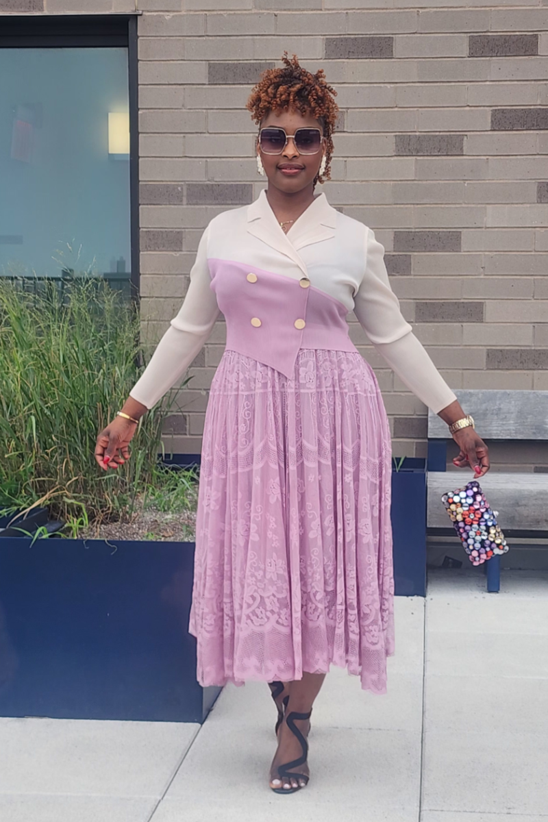 GRACE WALK 1PC DRESS/ PINK