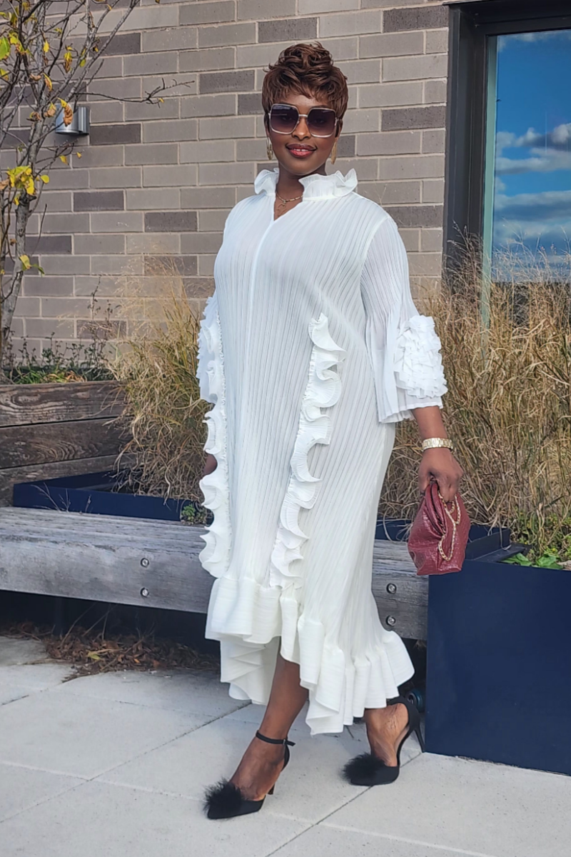 GRACIOUS DRESS/ WHITE