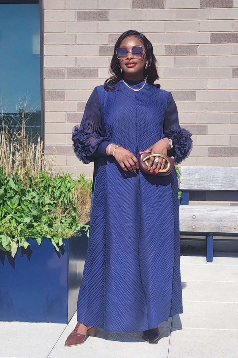 MAJESTY DRESS BLUE