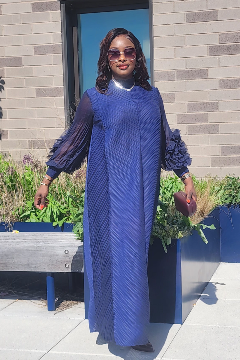 MAJESTY DRESS BLUE