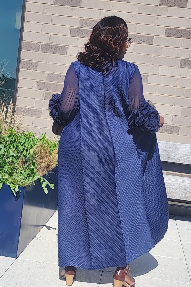 MAJESTY DRESS BLUE