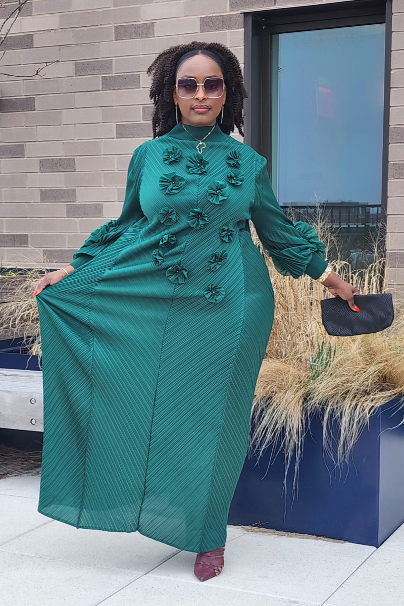 MAJESTY FLORAL /GREEN