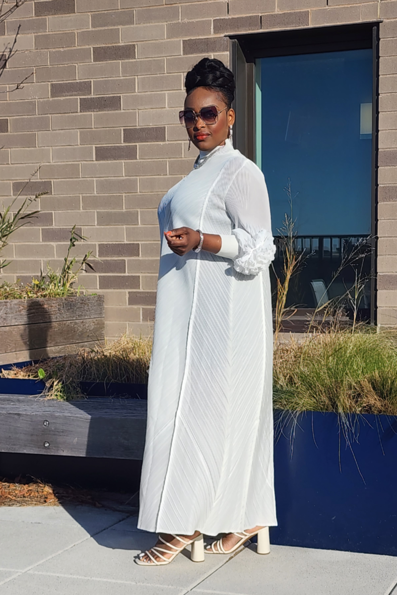 MAJESTY DRESS WHITE - Kestinywear