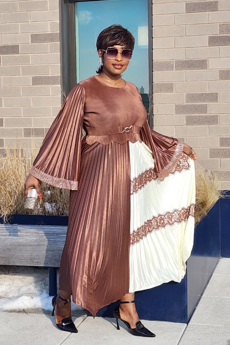 SUPREME DRESS CARAMEL