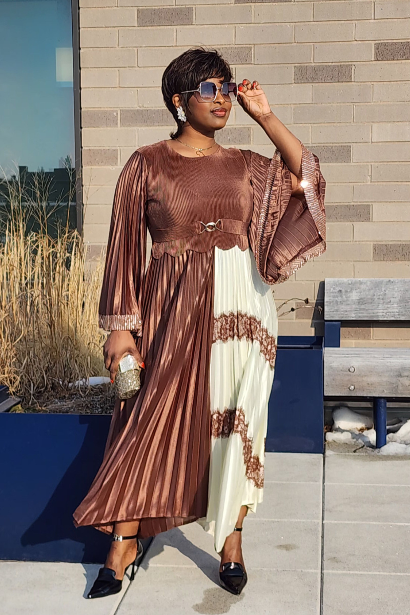 SUPREME DRESS CARAMEL