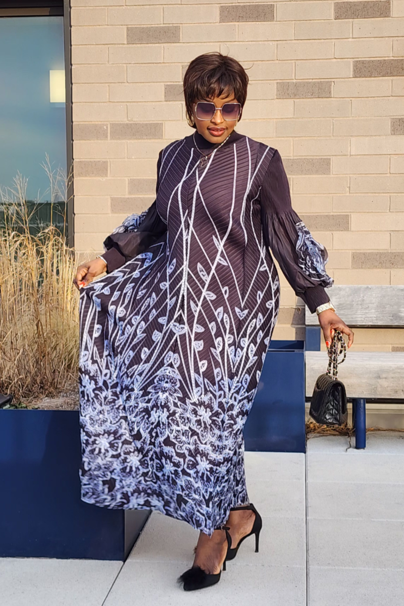 MAJESTY DRESS/ BLUE SKY