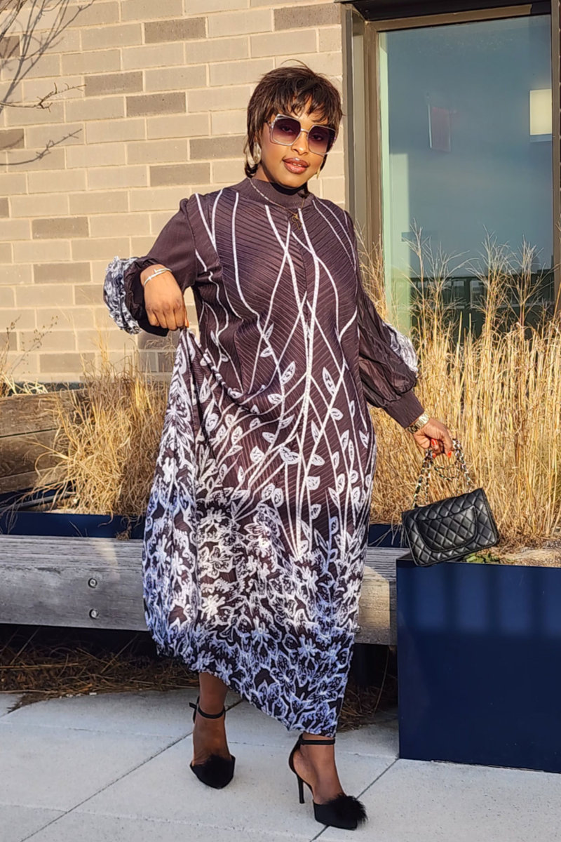 MAJESTY DRESS/ BLUE SKY