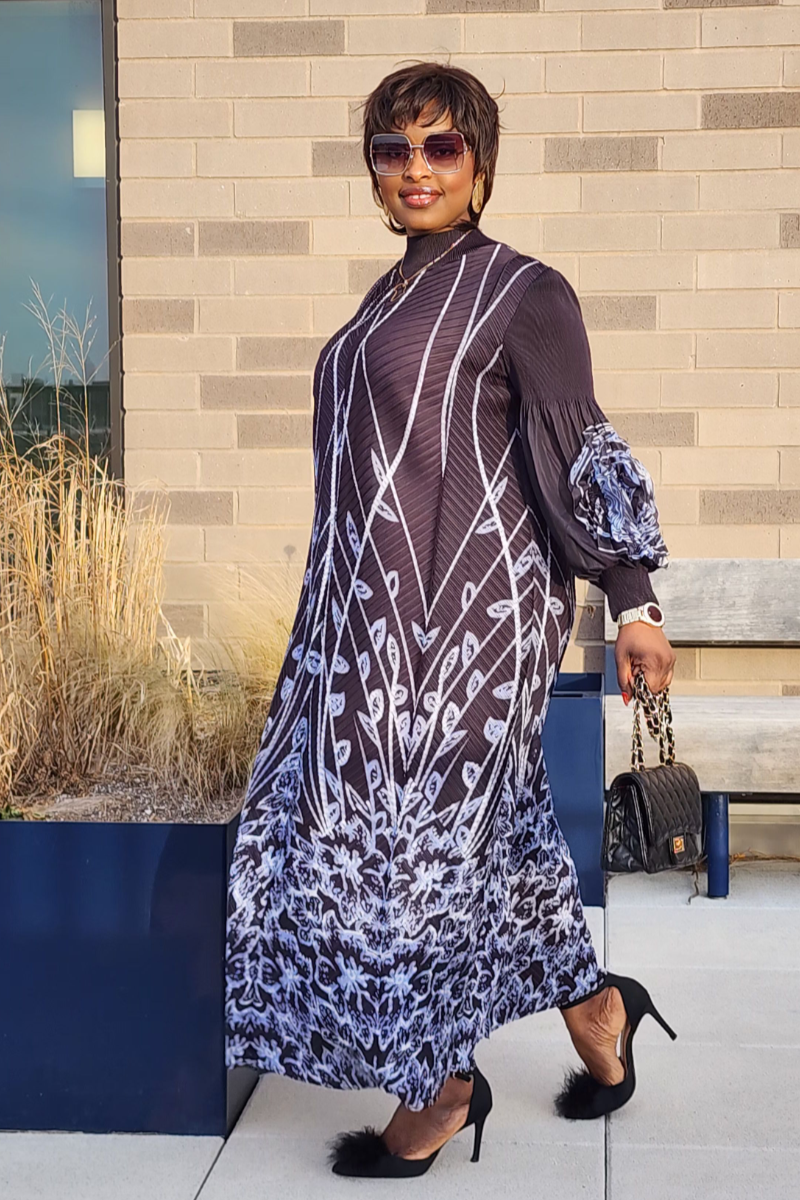 MAJESTY DRESS/ BLUE SKY