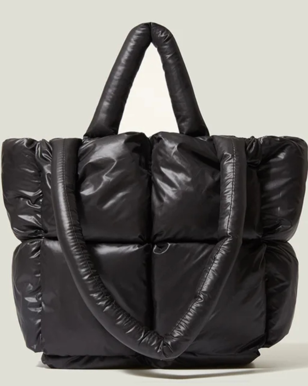 PUFFY BLACK BAG