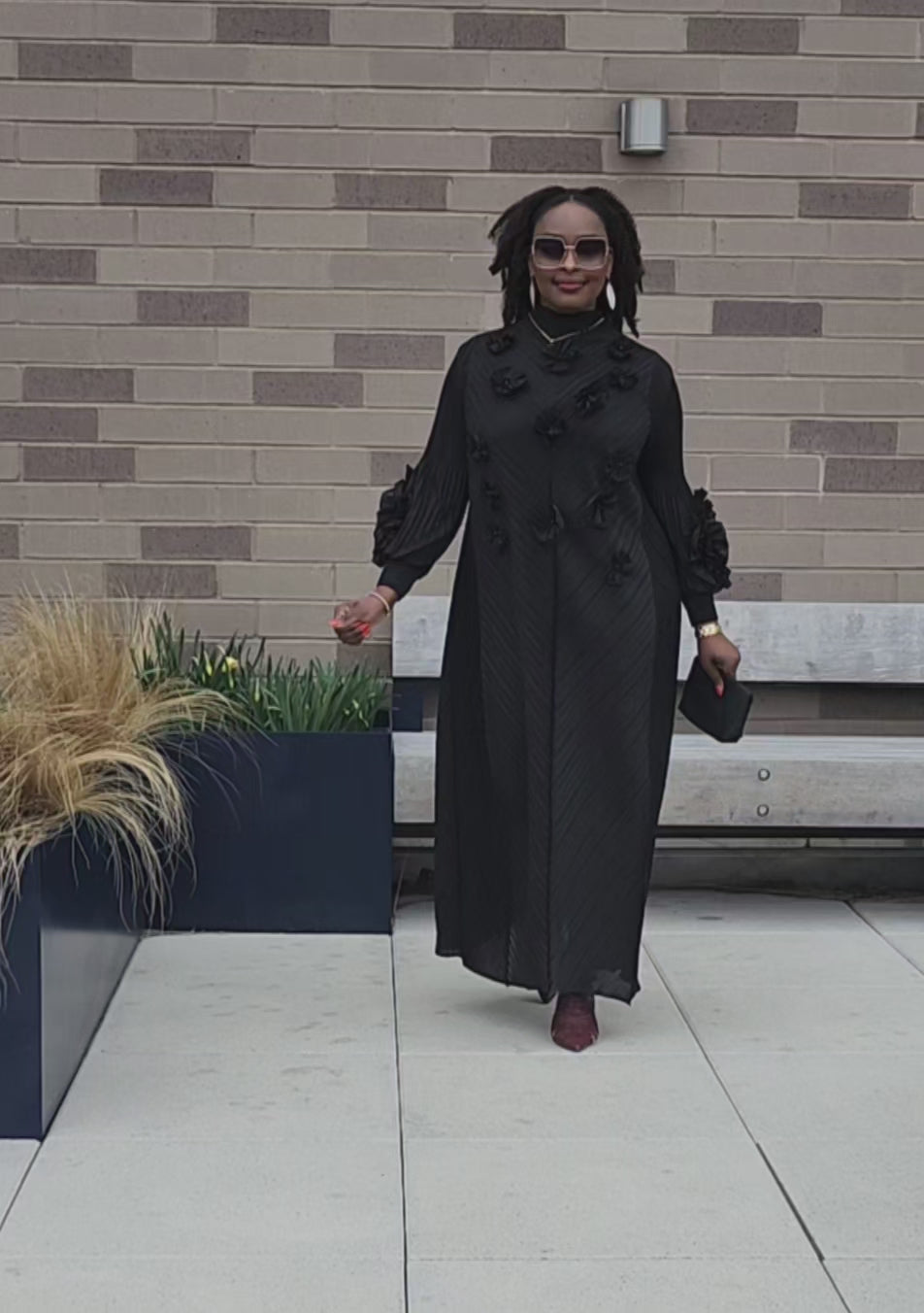 MAJESTY FLORAL /BLACK